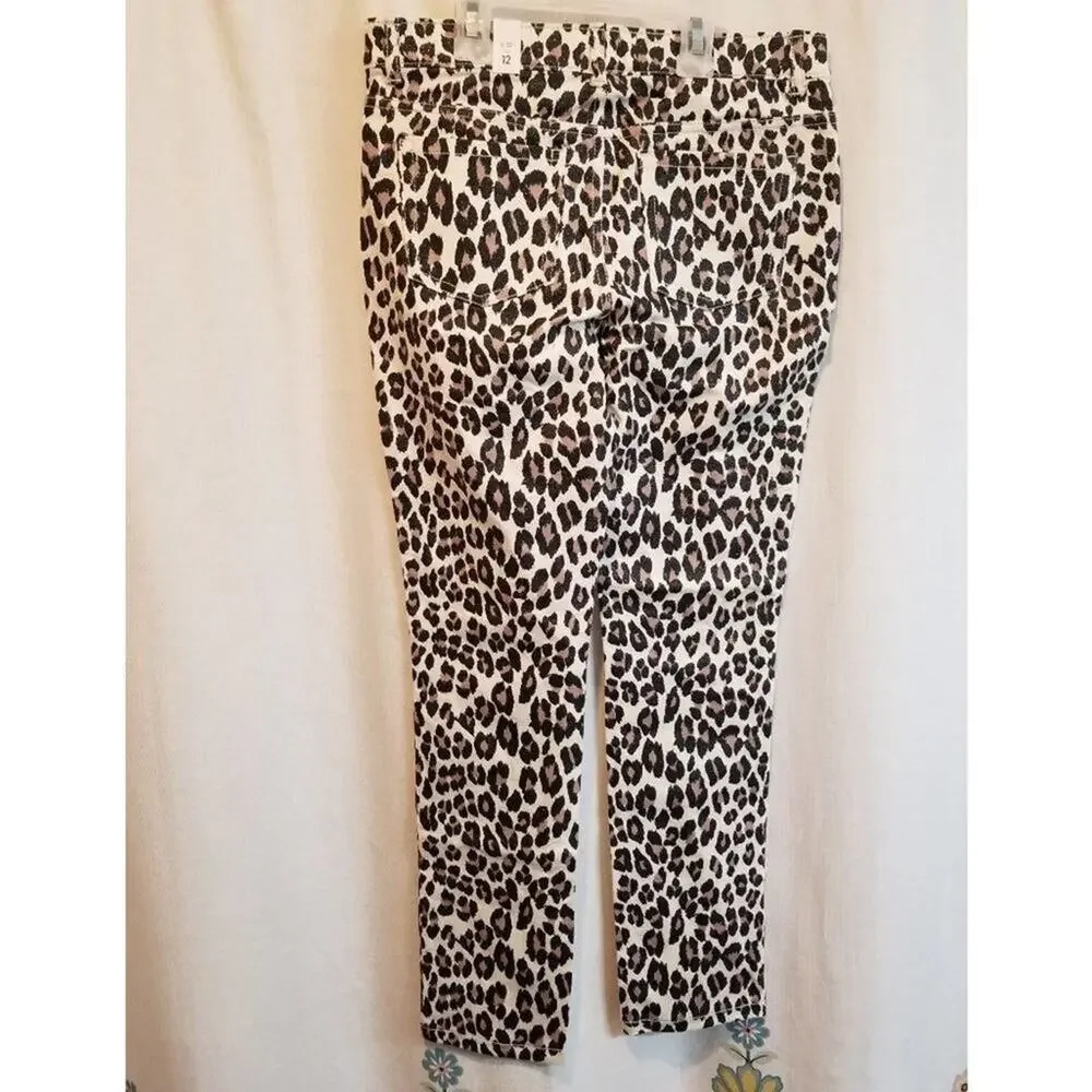 NWT TCP girls‎ children's glitter leopard print